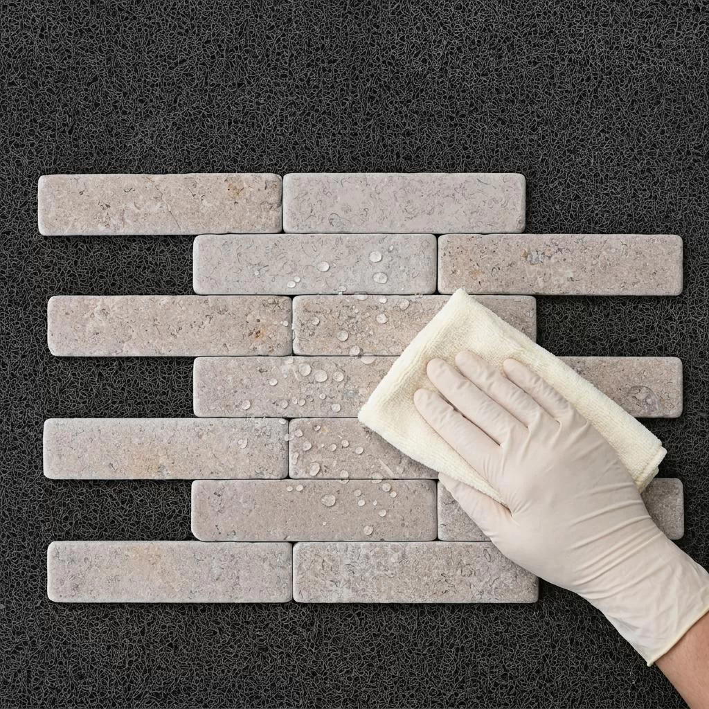 Premium Tumbled Travertine Subway Tiles