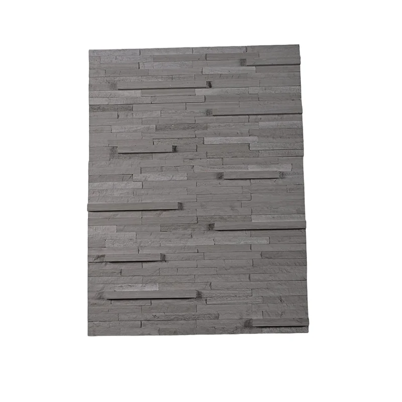 White Wood Vein Natural Split Small Size Panel