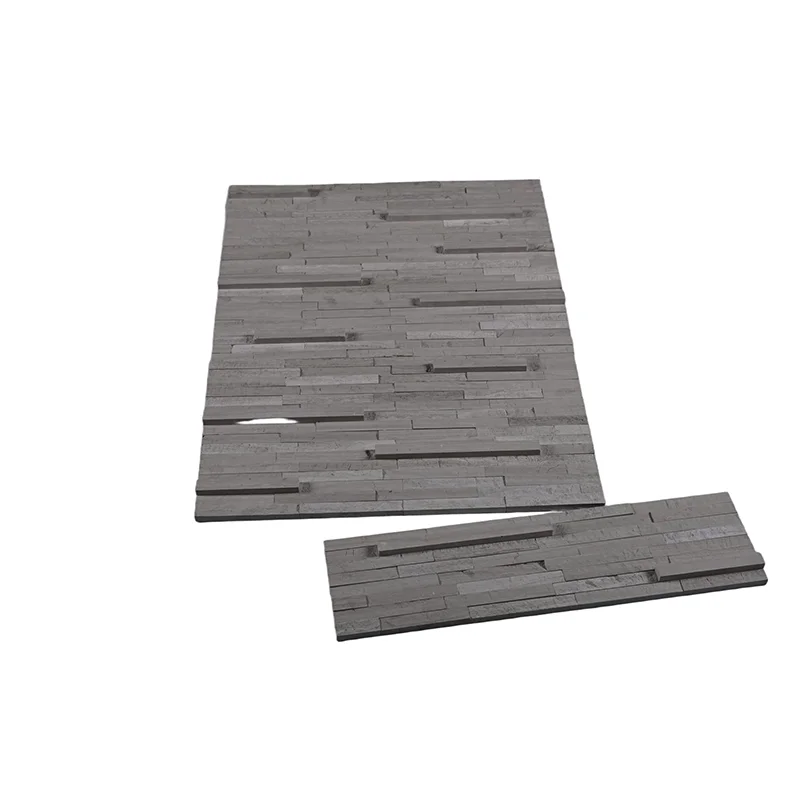 White Wood Vein Natural Split Small Size Panel