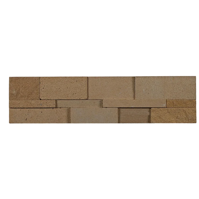 China Gold Sandstone Stacked Stone Panel