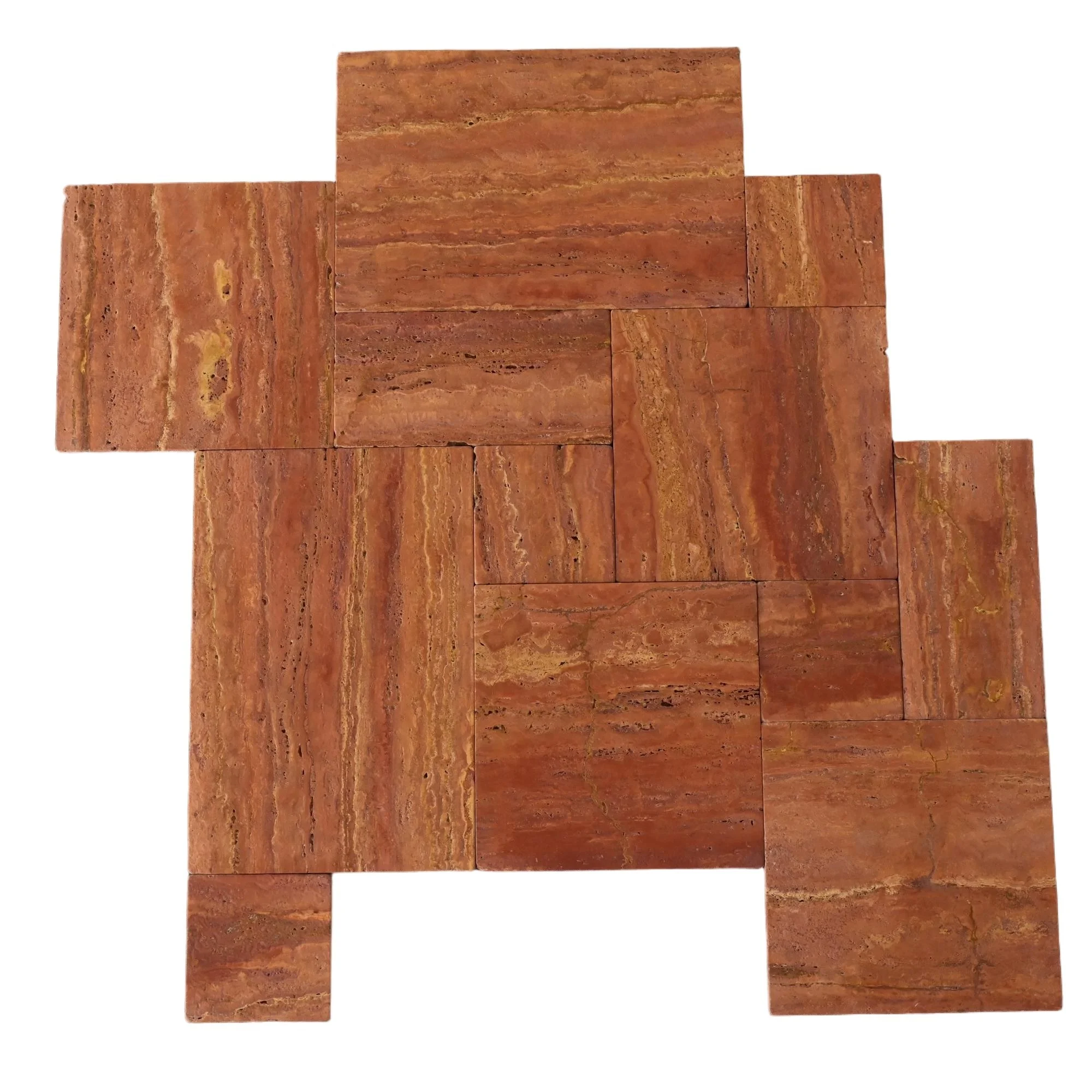 Ruby Travertine French Pattern