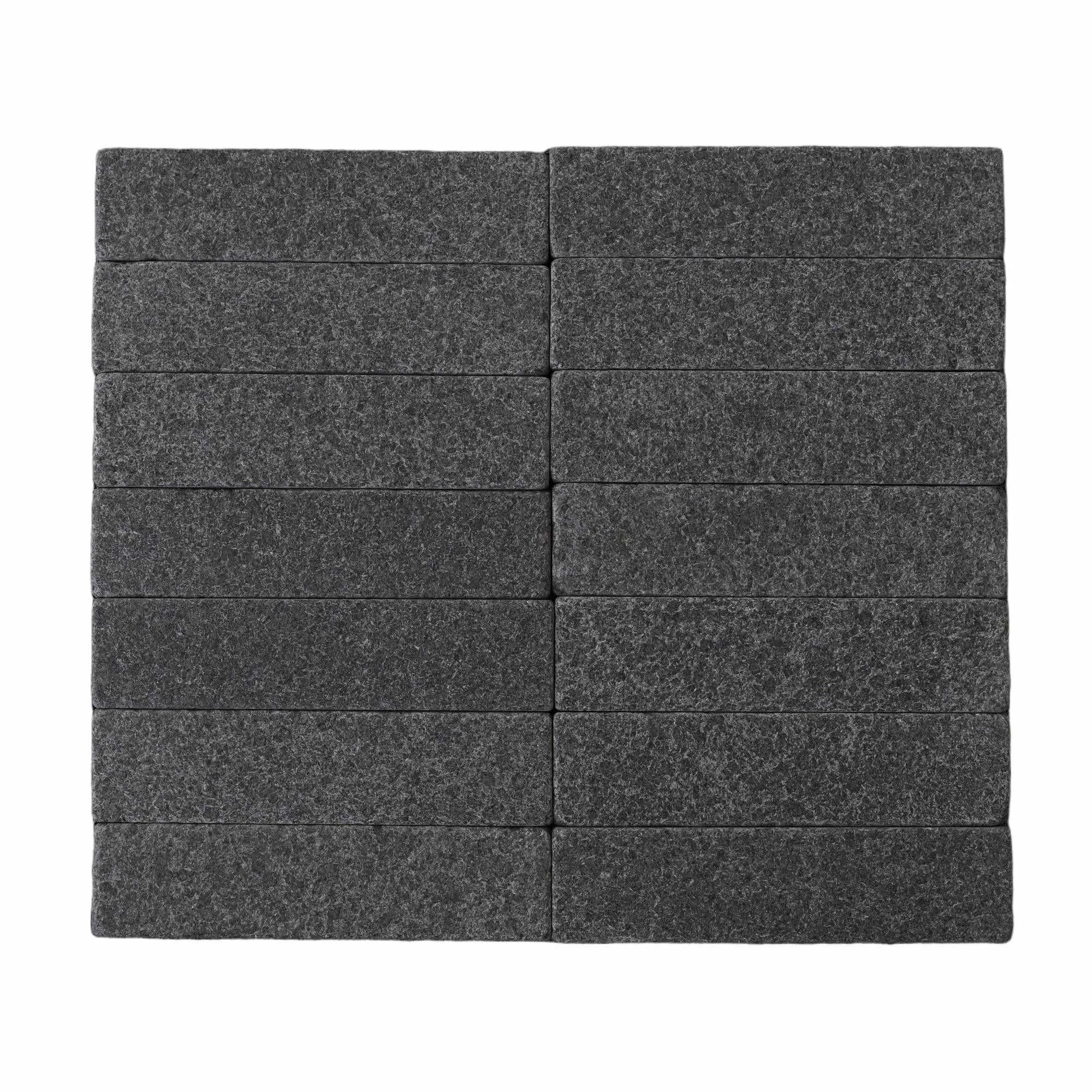 Tumbled Black Basalt Stone Strips